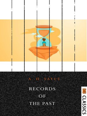 cover image of Records of the Past, 2nd Series, Volume I